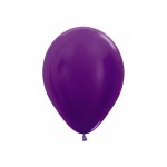 Mytex 5" Inch Metallic Violet Round Balloon ~ 100pcs